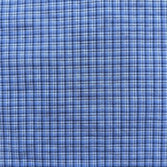 Vintage Men's Ralph Lauren Blue Plaid Shirt 18 35 Yarmouth Button Down Cotton - Picture 3 of 8